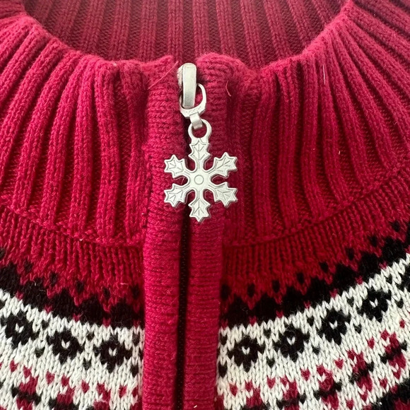 Christopher & banks Christmas sweater ugly sweater vintage grandma size Medium - Picture 6 of 6